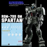 ️GHOST HG DECAL RGM-79S GM SPARTAN Water Glow