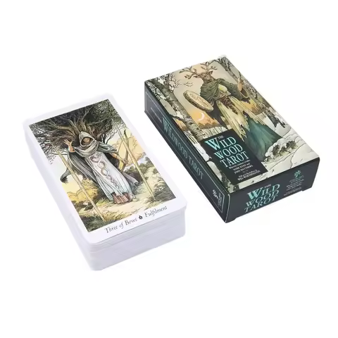 New Tarot Cards Oracles Deck Mysterious Divination Wild Wood Tarot Deck