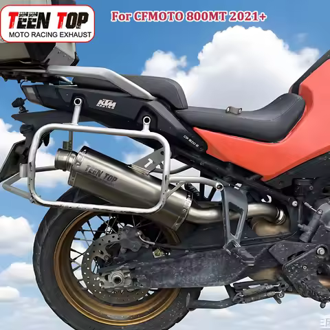 For CFmoto 800MT Exhaust Muffler High Performance 800 MT Slip-on Exhaust 2021+Motorcycle Exhaust Tai
