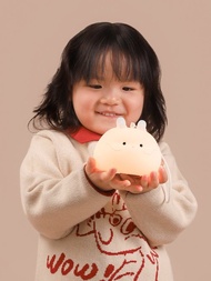 寶龍小夜燈 可愛臥室睡眠護眼床頭拍拍燈嬰兒餵奶創意氛圍夜燈