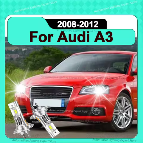6000K Car Headlights Led Lights With Fans Plug&Play For Audi A3 2008 2009 2010 2011 2012