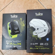 TWIINS BLUETOOTH SET HF2 HF3 WITH OR WITHOUT CONVOY TALK SMART BUTTON
