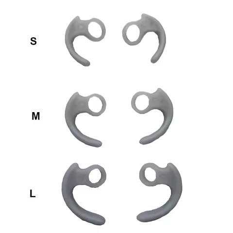 3pairs Soft Silicone Eartips Earphone Silicone Ear Hook case In-ear Earbuds for Sony MDR-XB50BS sp60