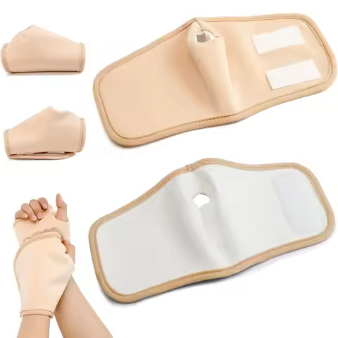 2/1pcs Castor Oil Pack Compression Braces for Wrist Hand Soft Compress Pad Castoroil Pack Wrap Reusa