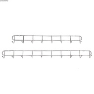 ZHAOX55OI Wall Door Hook, Wall Mounted Stainless Kitchen Clothes Hook, Durable 6/8/10 Hooks Towel Ha