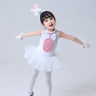 Bunny Bunny Bunny Bunny Bunny Bunny Animal Performance Costume Girl White Ballet Pettiskirt Dance Co