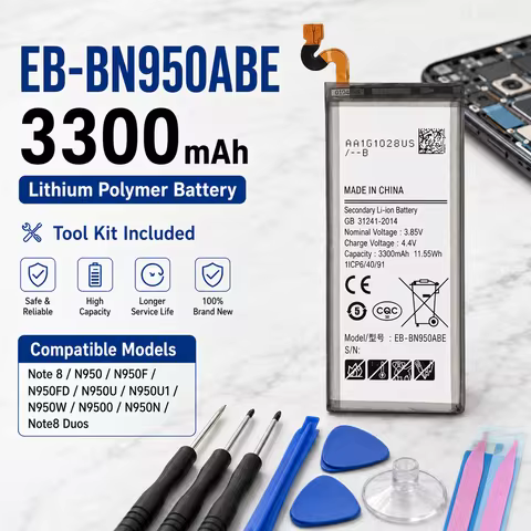 Brand New EB-BN950ABA EB-BN950ABE 3300mAh Battery For Samsung Galaxy Note 8 N9500 N9508 SM-N950 N950