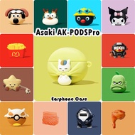 【Discount】For Asaki AK-PODSPro Case Casing Soft Silicone Earphone Case Simulated Cartoon NO.3