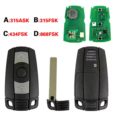 DIYKEY Remote Key 315MHz 433Mhz 868MHz Chip for BMW CAS3 1/3/5/7 Series X5 X6 E60 E61 E70 E71 E87 E9