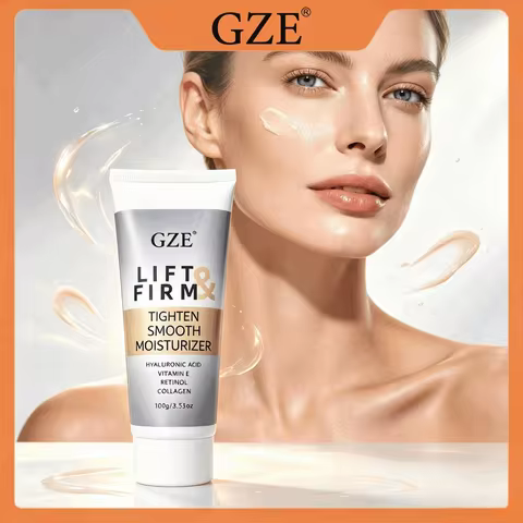 GZE Lift & Firm Tighten Smooth Moisturizer, Retinol Collagen Vitamin E Facial Cream, Improve Loose S
