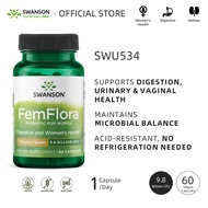 Swanson Femflora Probiotic for Women (9.8 Billion CFU) 60 Capsules