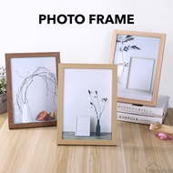 Homehub Wooden Photo Frame for 4R 5R 6R 8R A3 A4 Wall Picture Poster Art Hang Stand Frames