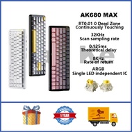 AJAZZ AK680max Wireless Magnetic Keyboard Hot Swappable RGB 8K RT0.01 Three Mode Custom Game Mechani