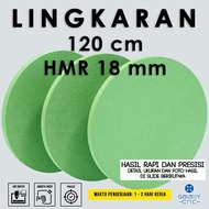 120 cm circle - HMR 18 mm - MDF board MDF wood board/