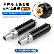 Qingyinfang Black HD800S ke Penyesuai Perempuan MMCX HD820 hd800 ke Penukar Perempuan MMCX