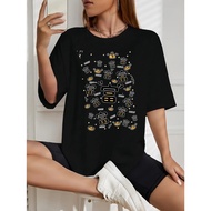 Men' & Women' 100% Rich Money Print T-Shirt - Currency Design with Dollar/ Currency Notes, Casual Fi