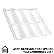 2x4 Transparent Metal Roof Tiles | HM Clear Plastic Fiber Roof Tiles