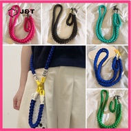 Ins Chic Phone Lanyard Strap Twisted Cross-Body Cellphone Keychain Rope Neck Lanyard Phone Keychain 