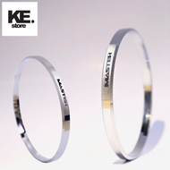 Adult Stylish Master Engraved Kada/Bangle/Bracelets/Mens/Womens/Silver