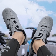 Ready Stock Cycling Shoes Cycling Shoes Cycling Shoes Rotating Button Cross Country Shoes Couple Sports Shoes Road Sole Cycling Shoes Flat Shoes Outdoor Sports Shoes Rubber Outdoor Cycling Shoes Professional Sports Shoes/Sports Shoes Road Cycling