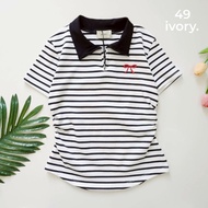 IVORY TOP 1631 BANGKOK RIBBON STRIPE TOP (IVO1631)