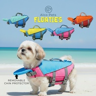 Alco Floaties: Adjustable Dog Swimming Life Vest Jacket with Removable Mouth Protector All Sizes