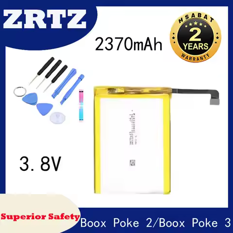 High Quality Battery 3.8V 2370mAh For BOOX Poke 2 3 Poke2 Poke3 onyx bookcarta Reader e-Book Batteri