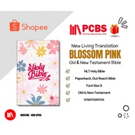 PCBS NLT Holy Bible Blossom Paperback (FONT SIZE 9) New Living Translation - NLT Bible Blossom Pink