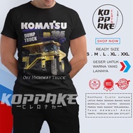 Komatsu HD785-7 Dump Truck Operator Heavy Equipment Distro Shirt