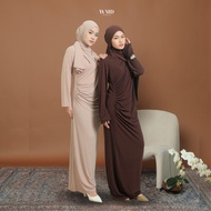 WMD Fashion - Dilara Dress Jersey Free Pashmina