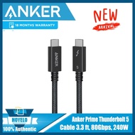 Anker Prime Thunderbolt 5สายเคเบิล (3.3ฟุต80Gbps 240W) การถ่ายโอนข้อมูลและการ A84N1พลังงานซูเปอร์ชาร