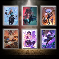 Valorant color-changing 3D LED light painting - ANIME 3D LED light painting to decorate desks and ni