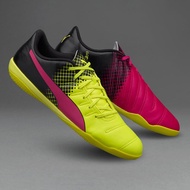 Sepatu Futsal Puma Evopower 4.3 Trick Pink Stabilo Original 100%
