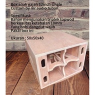 12 inch single elephant child box Speaker Box Kosong 12 Inch Box Speaker 12 Inch