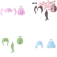 30MS Option Hairstyle Parts Vol.9 (BOX) 4 types, color-coded plastic model