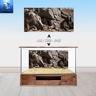 3D painting for Trung 3D aquarium stone painting 3-layer anti-fading Decal with pre-adhesive