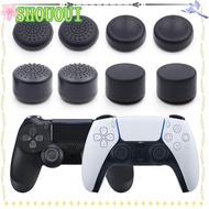 SHOUOUI 8Pcs Thumb Stick Grip Extra High Cover Controller Cap for  PS5/PS4/PS3 Xbox Switch