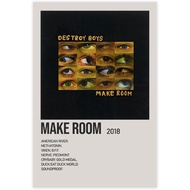 Make Room By Destroy Boy Music Canvas Poster Bedroom Decor Sports Landscape Office Room Decor Gift U