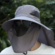 Men's/women's Face Cover Veil Hat/Wide Anti-UV Hat