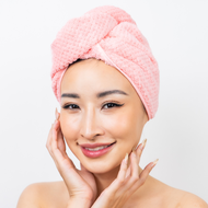 Kupa ผ้าเช็ดผมแห้งไว ฟรี! กระเป๋าเก็บ Premium ไมโครไฟเบอร์  ผ้าคลุมผม หมวกคลุมผม แห้งเร็ว Quick Dry 