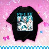 Felix Kpop Graphic T-shirt Felix Stray Kids Kpop Sweatshirt Gift for Stay Bootleg Retro Graphic Kpop