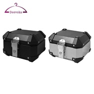 [deevoka] Motorcycle Top Case 10L Storage Carrier Case Stable Security Lock Motorbike Tail Box Trunk