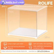 Robotime Rolife DIY Cottage [Dust Cover] Display box imitation acrylic Transparent Toy Storage