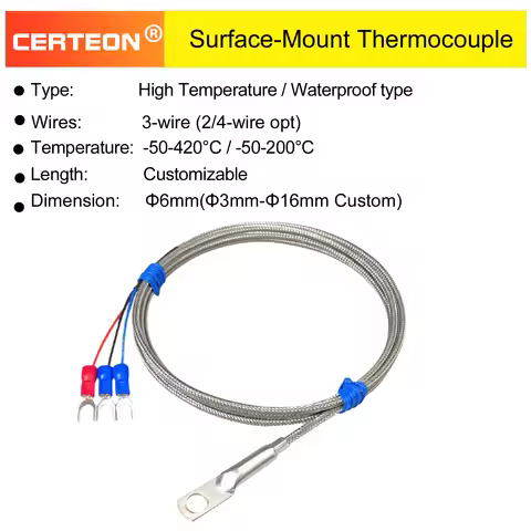 Surface Mount RTD Sensor SMD Thin Film RTD Patch Type Adhesive Temperature Sensor PT100 Stick-on RTD