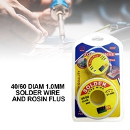 Soldering Core 1.0mm Wire Rosin Flus Tin Lead 40/60 Core Solder Iron Wire Besi Pematerian