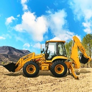 Multi-function Digger Home Use Small Backhoe Excavator 4WD Farm High Quality Backhoe Bulldozer Manuf