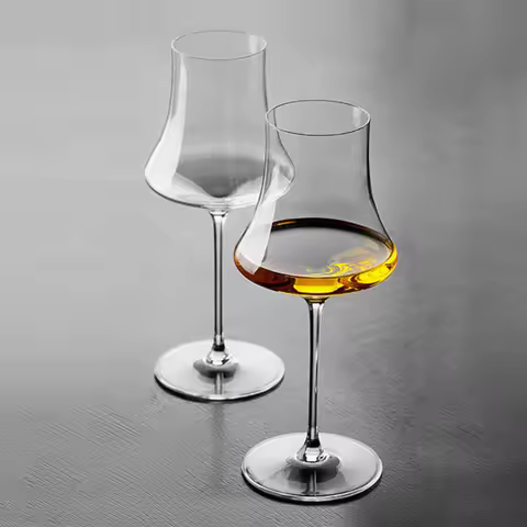 ISO Crystal Glass Handmade Goblet,Fragrance-Smelling Cup,Light, Luxury, Red Wine, Champagne, Brandy 
