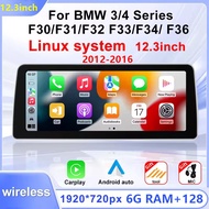 12.3'' 1920*720 Android Head unit For BMW 34 Series 320 325 F30 F31 F32 F33 F34  Car Multimedia Play