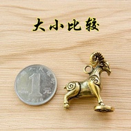 ✔✔ Copper Sheep Solid Ruyi Sheep Ornaments Pure Copper Brass Sheep Car Pendant Zodiac Sheep Copper K