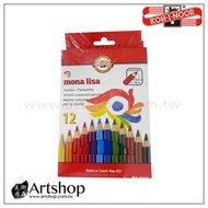 【Artshop美術用品】捷克 KOH-I-NOOR 六角彩色桿色鉛筆 （１２色）#3372